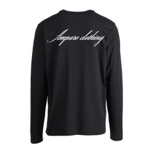 Load image into Gallery viewer, The backside of Amparo clothing long sleeve in  navy blue

